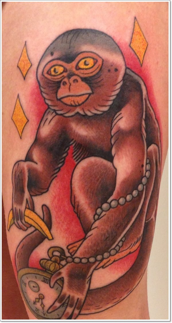 tatuaggio scimmia 310