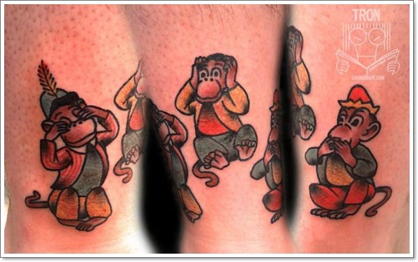 tatuaggio scimmia 350
