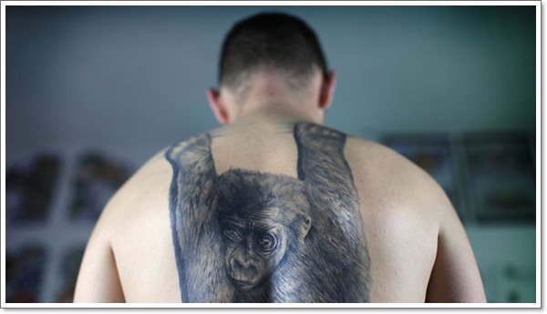 tatuaggio scimmia 390