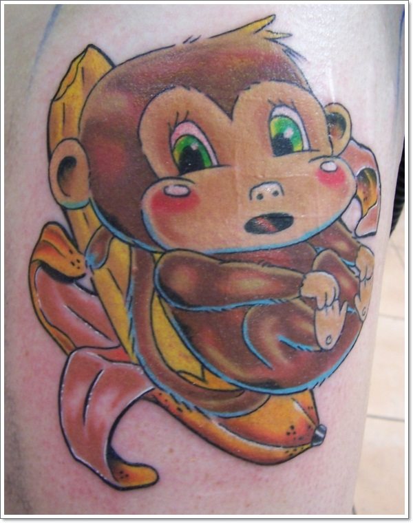 tatuaggio scimmia 402