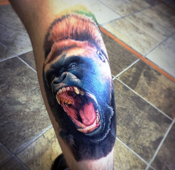 tatuaggio scimmia 482