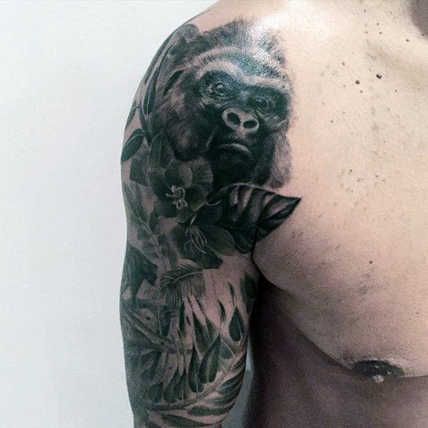 tatuaggio scimmia 490
