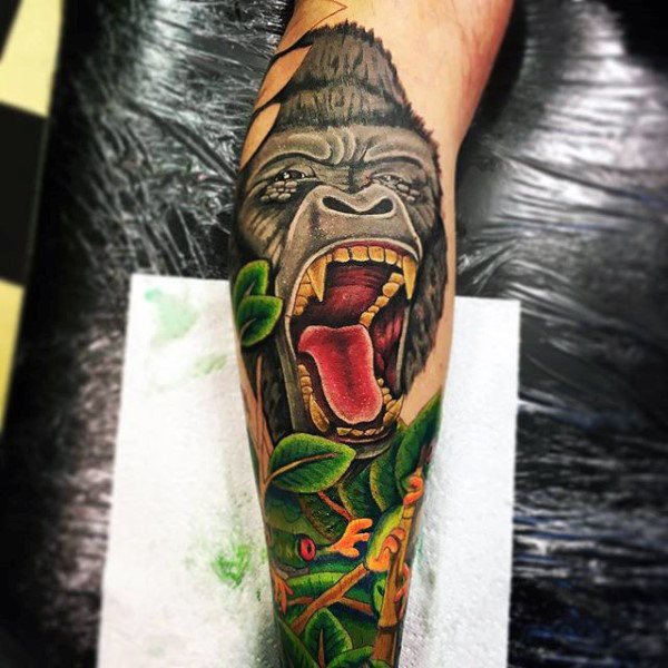tatuaggio scimmia 530