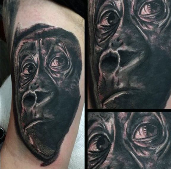 tatuaggio scimmia 546