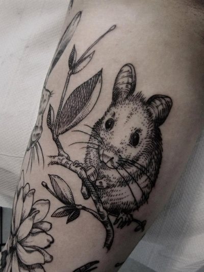 tatuaggio topo 126
