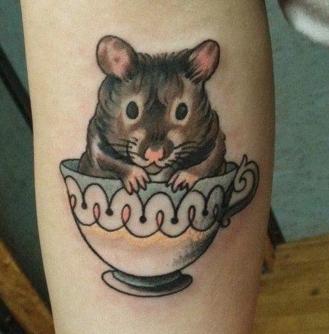 tatuaggio topo 166