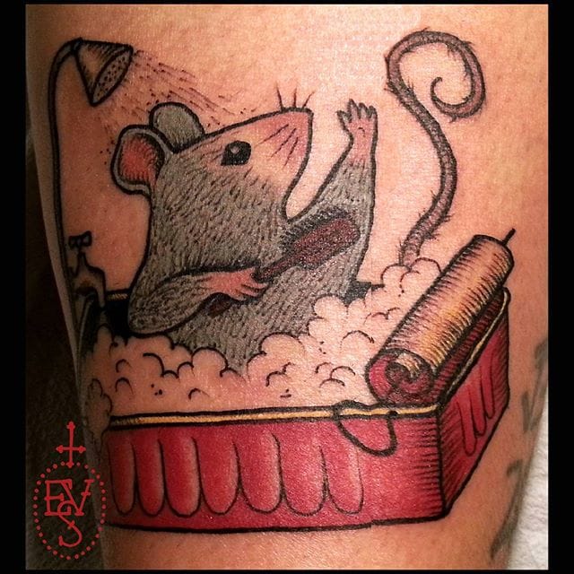 tatuaggio topo 18