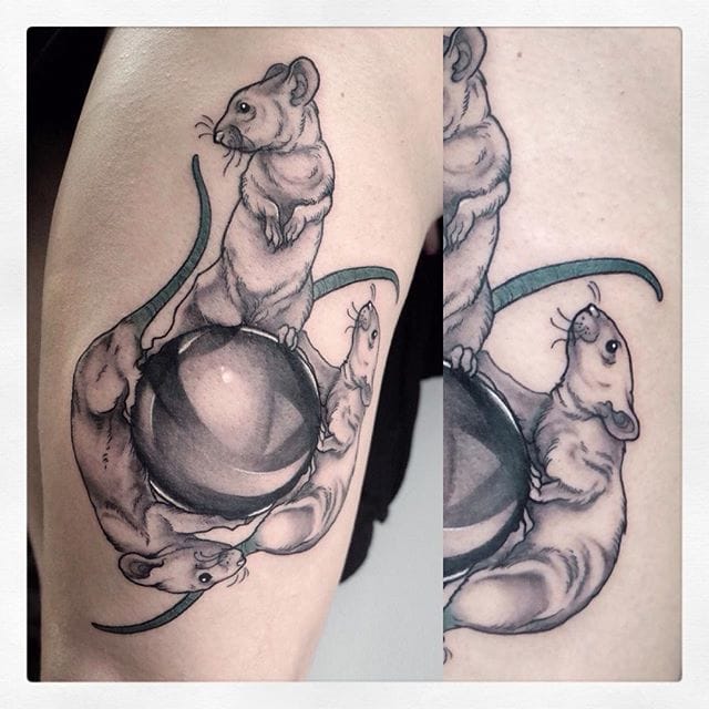 tatuaggio topo 22