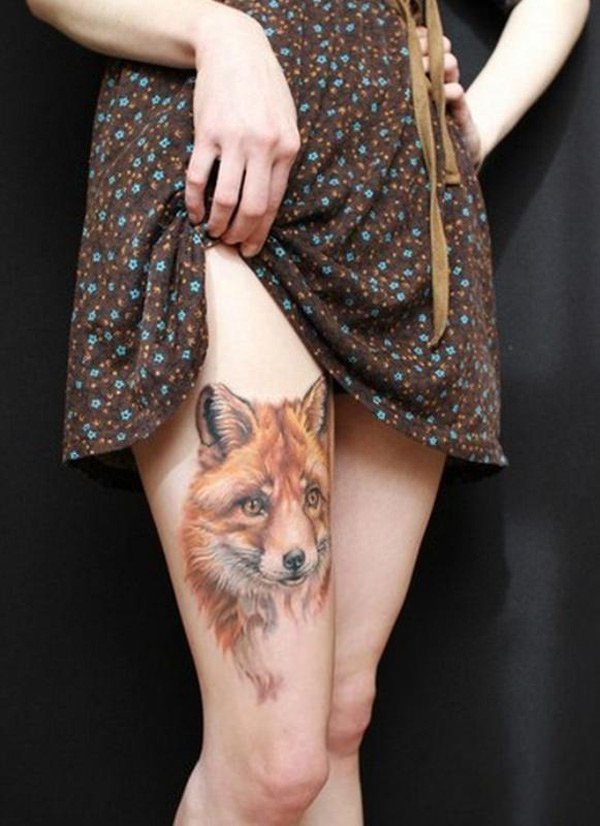 tatuaggio volpe 02