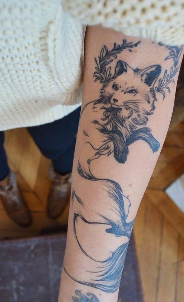 tatuaggio volpe 04