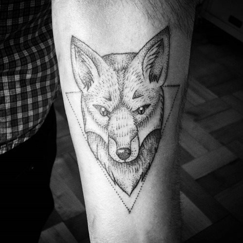 tatuaggio volpe 108