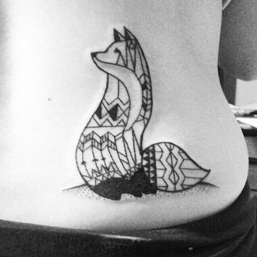 tatuaggio volpe 122