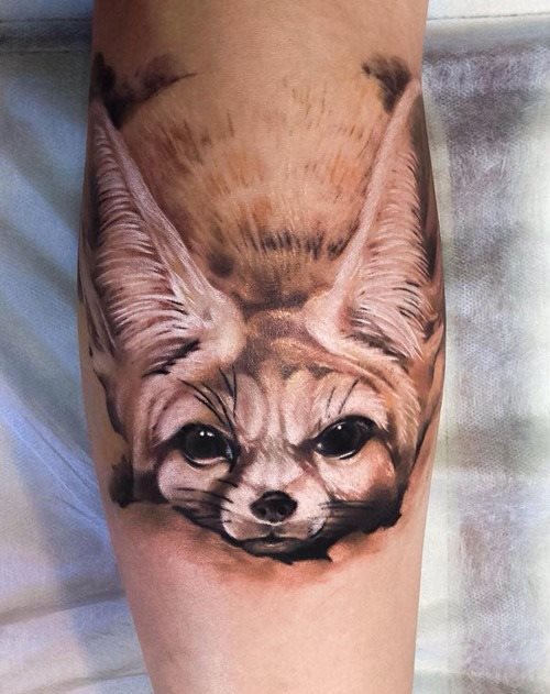 tatuaggio volpe 134