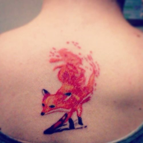 tatuaggio volpe 138