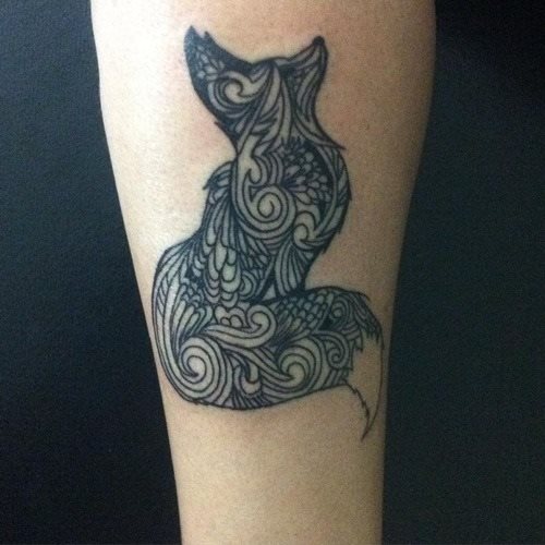 tatuaggio volpe 144