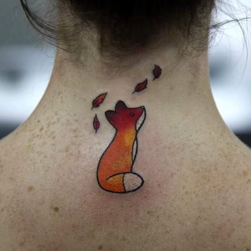 tatuaggio volpe 150