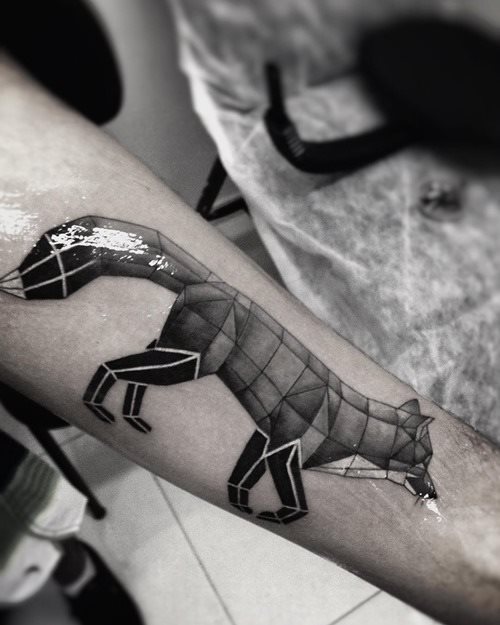 tatuaggio volpe 156