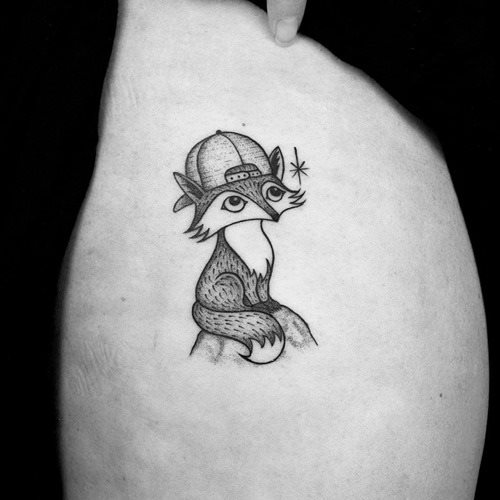 tatuaggio volpe 160