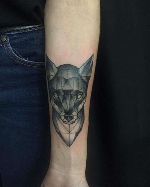 tatuaggio volpe 176