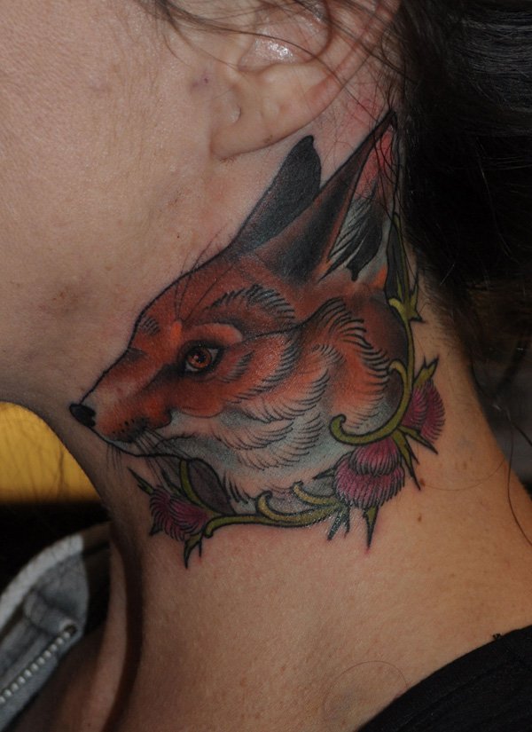tatuaggio volpe 18
