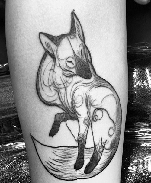tatuaggio volpe 192