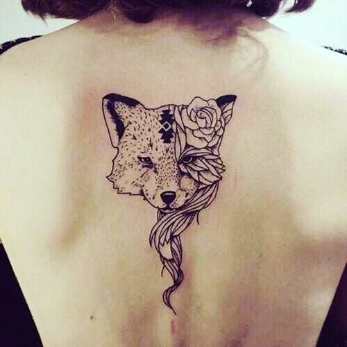tatuaggio volpe 206