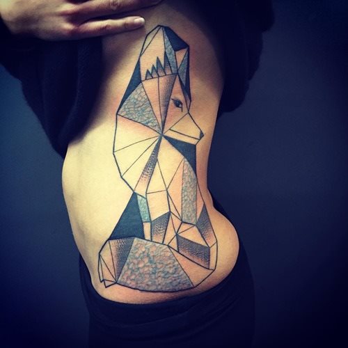 tatuaggio volpe 208