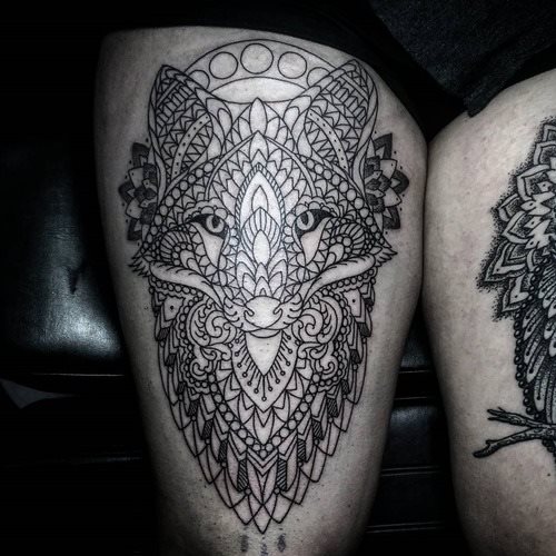 tatuaggio volpe 224