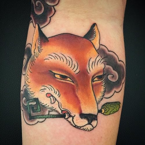 tatuaggio volpe 232