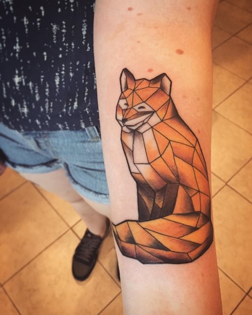 tatuaggio volpe 234