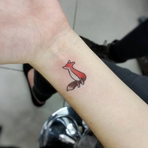 tatuaggio volpe 248