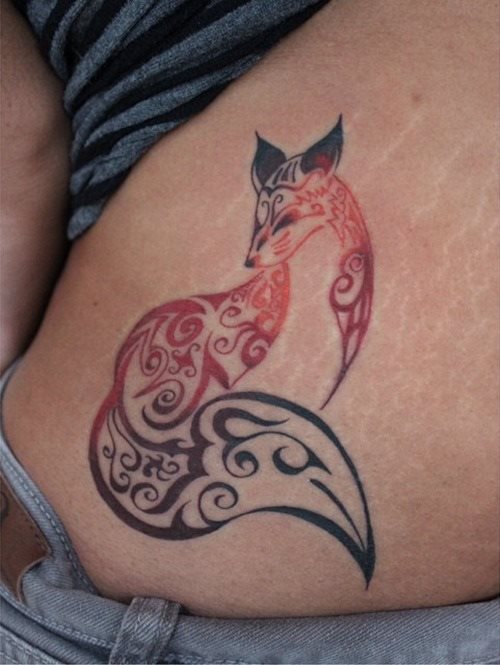 tatuaggio volpe 252