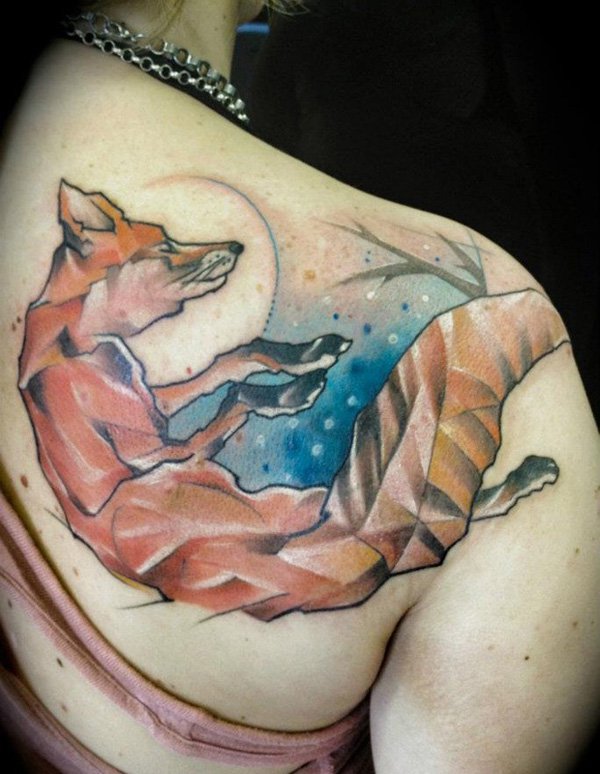 tatuaggio volpe 28