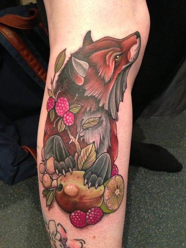 tatuaggio volpe 32