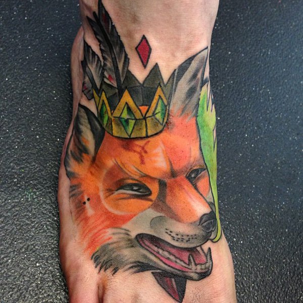 tatuaggio volpe 38