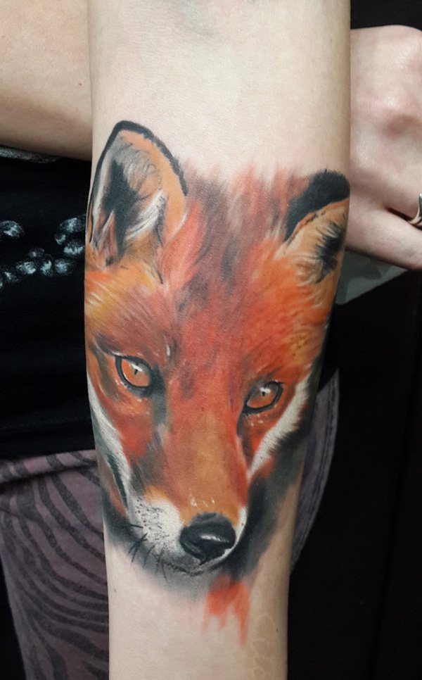 tatuaggio volpe 56