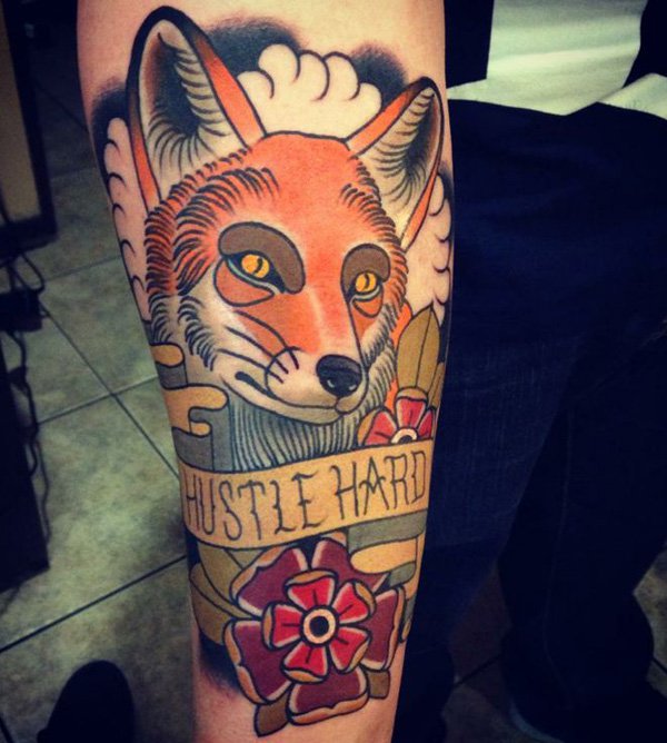 tatuaggio volpe 72