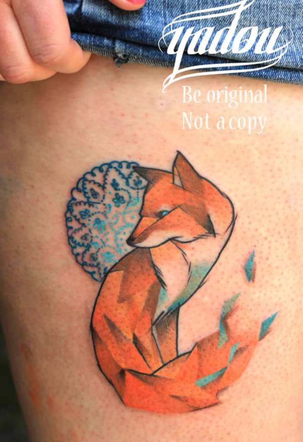 tatuaggio volpe 92