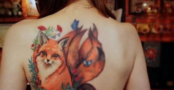 tatuaggio volpe 94