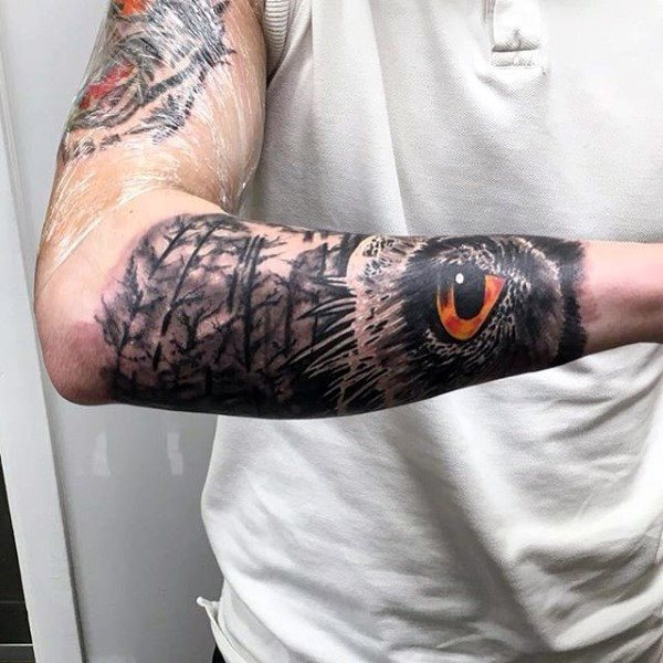 tatuaggio bosco 133