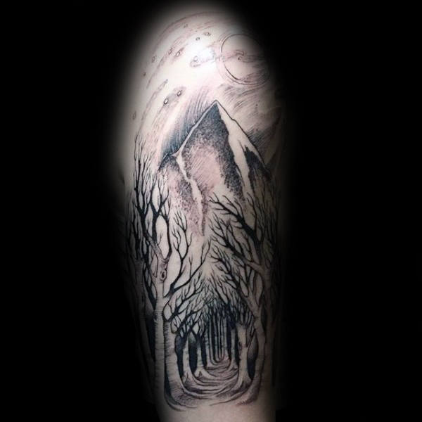 tatuaggio bosco 139