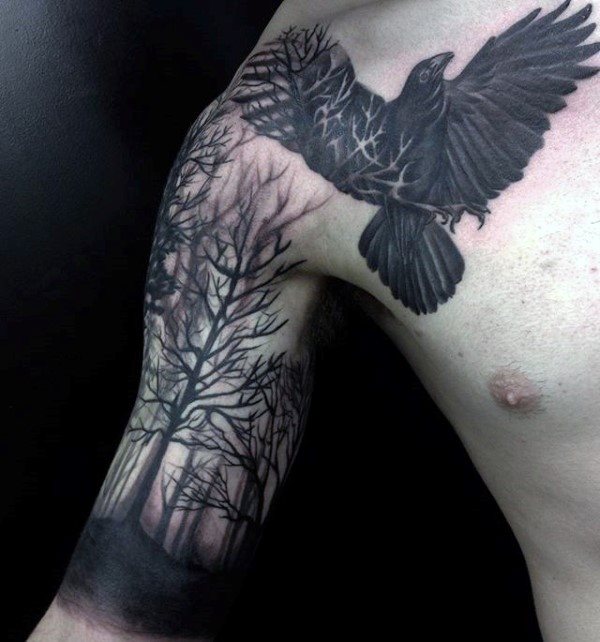 tatuaggio bosco 141