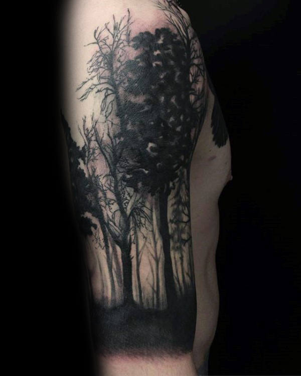 tatuaggio bosco 151