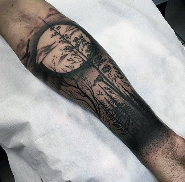 tatuaggio bosco 165