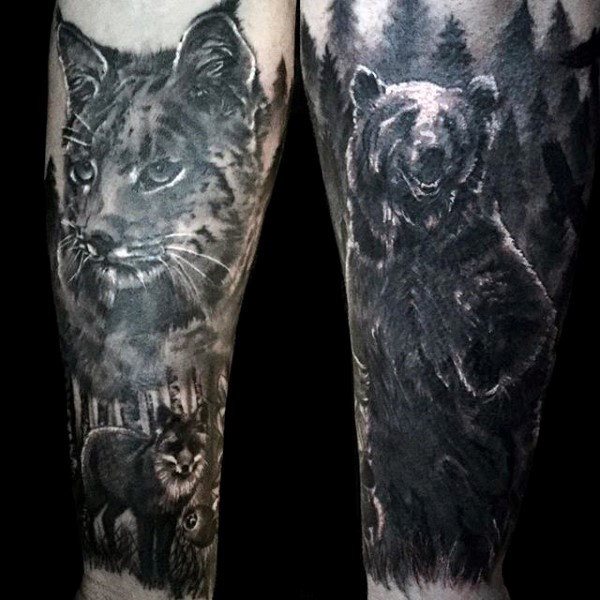 tatuaggio bosco 167