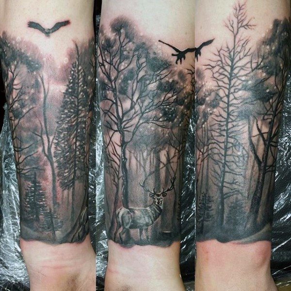 tatuaggio bosco 65
