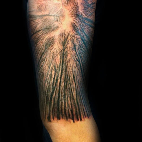 tatuaggio bosco 81