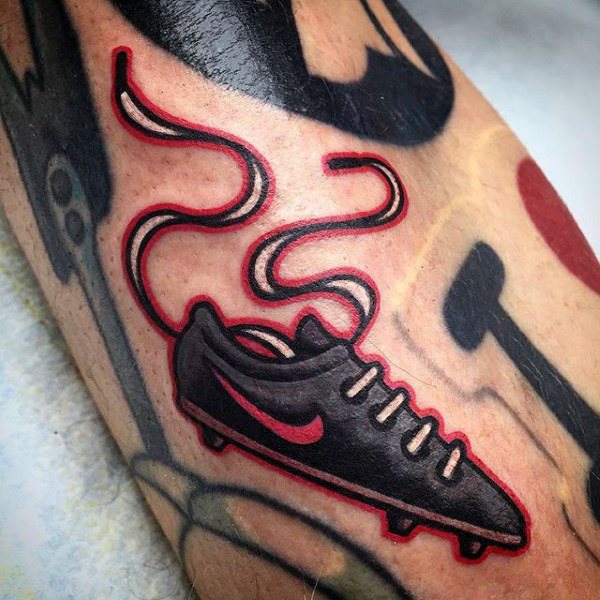 tatuaggi scarpe da calcio