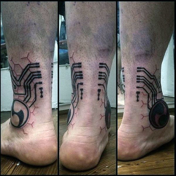 tatuaggio circuito elettrico 41
