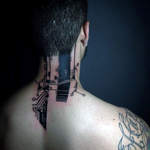 tatuaggio circuito elettrico 99